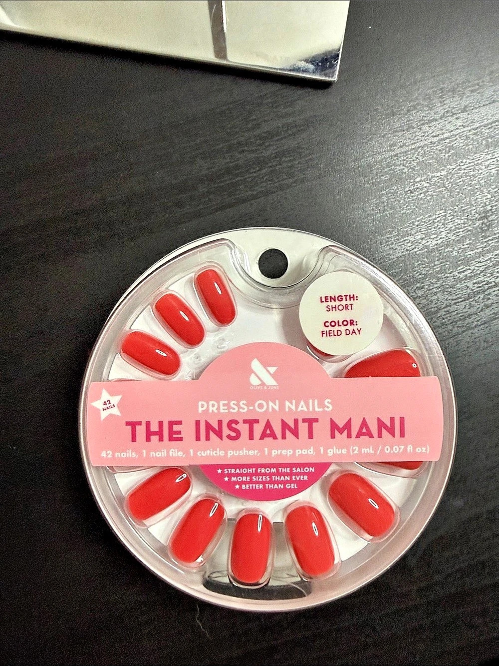 imPRESS The Instant Mani Press-On Nails Red NWT